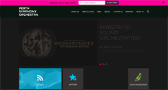 Desktop Screenshot of perthsymphony.com